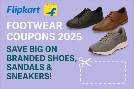 Flipkart Footwear Coupons – Save More on Nike, Puma, Adidas & Bata Shoes